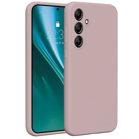 Etteri silikoninis dėklas telefonui Samsung Galaxy A35 5G šviesiai rožinis