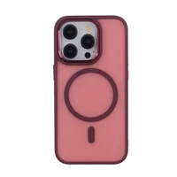 Frozen Mag case for iPhone 17 Pro Max 6,9" red open ring