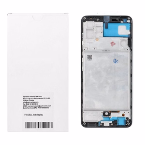 REWA OLED LCD ekranas su rėmeliu, skirtas SAMSUNG A32 4G, juodas