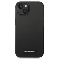 Karl Lagerfeld KLHMP14MSLMP1K iPhone 14 Plus 6.7 "kietas dėklas juodas / juodas Silikoninė Plokštelė Magsafe