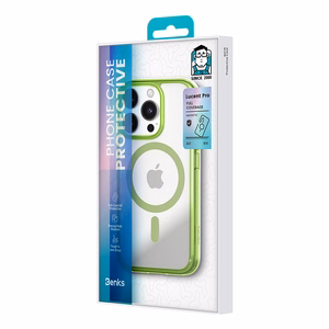 Benks Magnetic Lucent Pro dėklas iPhone 16 Pro žalias