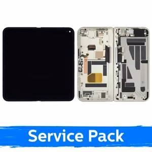 Ekranas skirtas Google Pixel 10 Pro Fold (INNER) su rėmeliu / Jade / (Service Pack)