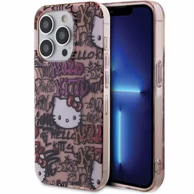 Hello Kitty IML grafičių dėklas telefonui iPhone 14 Pro - rožinis