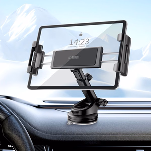 Tech-Protect V4 automobilinis planšetės laikiklis prie prietaisų skydelio - juodas