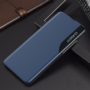 Eco odinis View dėklas elegantiškas dėklas su atvartu ir stovu iPhone 16e - mėlynas