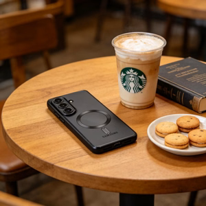 Tech-Protect MagFlex Dėklas for Samsung Galaxy S26+ - skaidrus juodas