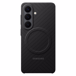 Samsung Carbon Magnet dėklas, skirtas Samsung Galaxy S26+, suderinamas su MagSafe, juodas