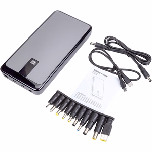 Išorinė baterija 25200mAh, PD60W, QC3.0, 2x USB-C, USB-A, 10 adapterių