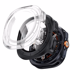 Tech-Protect Defense 2-Pack Case for Samsung Galaxy Watch Ultra 47mm - Clear Matte Black