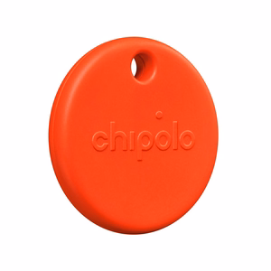 Chipolo POP Bluetooth daiktų ieškiklis su keičiama baterija, skirtas iOS ir Android, raudonas