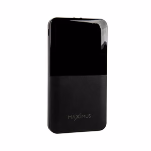 POWERBANK MX ROTH 10 000 mAh, 2XUSB, 10W Li-Po, BLACK, + microUSB CABLE