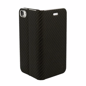 Vennus Book CARBON dėklas su rėmeliu Iphone 12 Pro Max telefonui raudonas