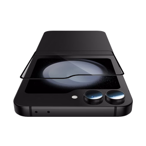 "Benks" grūdintas stiklas "Warrior HD", skirtas "Samsung Galaxy Z Flip 6", juodos spalvos