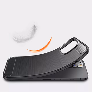 Back Case CARBON for IPHONE 13 PRO Black