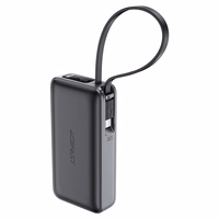 Išorinė baterija Power Bank Acefast M7-10000 PD30W With Cable 10000mAh juoda