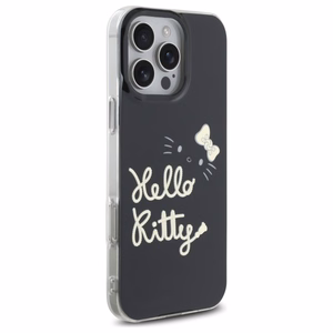 Hello Kitty IML Golden Diva MagSafe dėklas telefonui iPhone 16 Pro Max - juodas