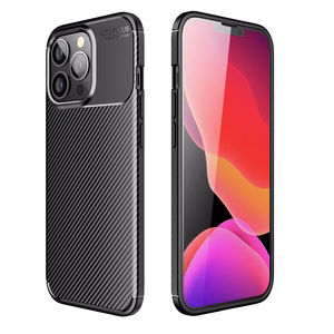 Чехол iPhone 14 PRO Carbon Premium черный