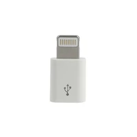 Įkroviklio adapteris - Micro USB į Lightning - baltas