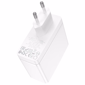 Borofone sieninis įkroviklis BN11 Imperial - USB + 2xType C - QC 3.0 PD 100W baltas