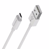 Borofone Kabelis BX22 Bloom - USB į Micro USB - 2,4A, 1 metras, baltas