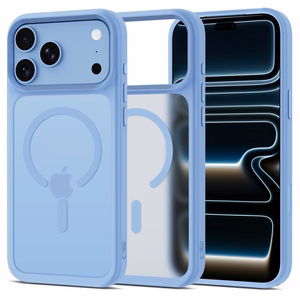 Tech-Protect Magmat MagSafe CC dėklas iPhone 18 Pro Max / 17 Pro Max, matinis šviesiai mėlynas