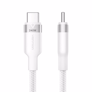 Vention USB-C į USB-C 2.0 PD 3.1 5A 240W 2 m baltas laidas