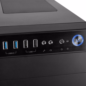 Modecom Oberon Pro „Midi Tower“ Juoda