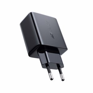 Acefast sieninis įkroviklis USB Type C / USB 32W, PPS, PD, QC 3.0, AFC, FCP juodas (A5 juodas)