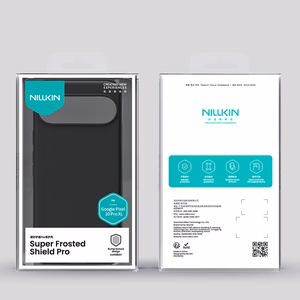 "Nillkin Super Frosted Shield Pro" dėklas "Google Pixel 10 Pro XL" - Juodas