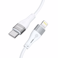 Wozinsky WSTCL1 Lightning / USB-C PD 27W kabelis 1m - baltas