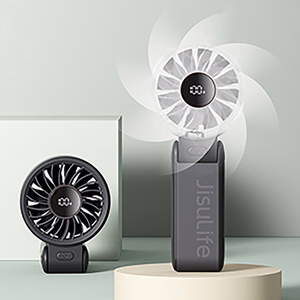 Jisulife Handheld Fan Life7 3600mAh Portable USB Fan - Black
