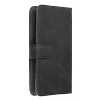 Universali knygos dėklas dydis S iPhone 12 / 13 / SAMSUNG S6 / A5 2016 / XCOVER 4 / S22 / HUAWEI P8 2017 juodas