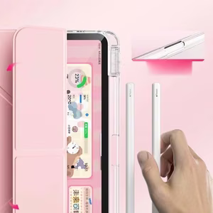 MACHINO TAB dėklas iPad Pro 12.9" 2018-2022 / AIR 13" 2024 rožinis