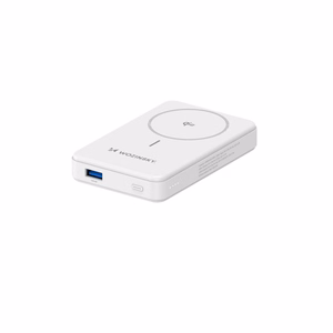 Wozinsky WLWP-10KA0Y3WS 22.5W PD Qi2 10000mAh su stovu Išorinė baterija (f) - balta