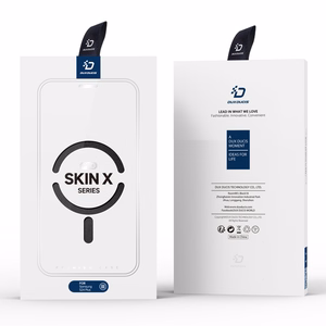 Dux Ducis Skin X Pro dėklas telefonui Samsung S24+ su magnetiniu žiedu ir atvartu - juodas