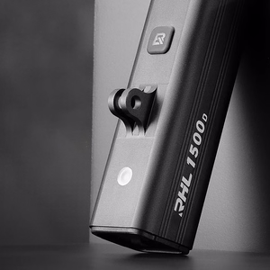 Rockbros RHL1500 priekinis dviračio žibintas 5000mAh 1500lm IPX6 - juodas