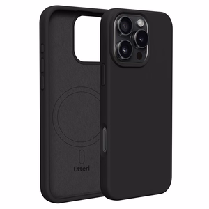 Etteri Silicone Mag dėklas iPhone 16 Pro Max 6,9" juodas