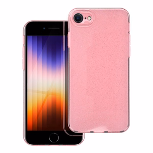 CLEAR CASE 2 mm BLINK dėklas telefonui, skirtas IPHONE 7 / 8 / SE 2020 / SE 2022, rožinis
