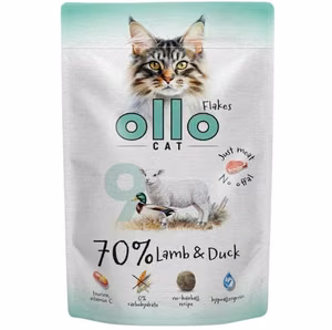 OLLO Cat No. 9 ягненок и утка - влажный корм для кошек - 85g