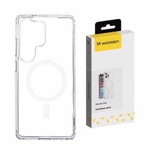 Wozinsky itin skaidrus MagSafe dėklas Samsung Galaxy S25 - skaidrus