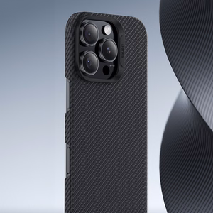 Benks Magnetinis Armor Air Kevlar dėklas telefonui iPhone 16 Plus - PC rėmas 600D - juodas (m)