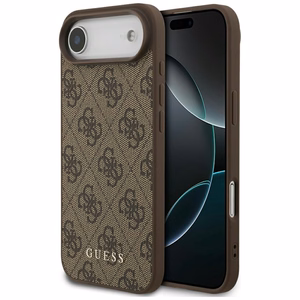 Guess 4G Klasikinis Dėklas telefonui iPhone 17 Air - rudas