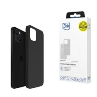 iPhone 13 dėklas iš 3mk Silicone Case serijos - juodas