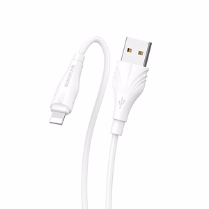 Borofone Kabelis BX18 Optimal - USB į Lightning - 2A 1 metras balta