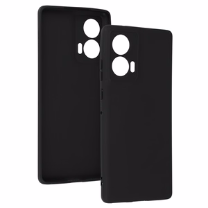 Dėklas telefonui matinis MOTOROLA MOTO G96 5G juodas
