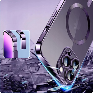 Tech-Protect MagShine Line MagSafe iPhone 14 dėklas - violetinė