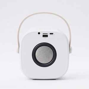 Blavec nešiojamas Bluetooth garsiakalbis WS-08 Karaoke Idol – 8W su 2 mikrofonais (WS08-2MW) baltas