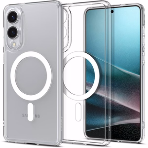 Spigen Ultra Hybrid Mag dėklas su MagSafe Samsung Galaxy S25 Edge - skaidrus