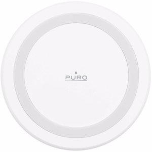 Puro belaidis įkroviklis Android, iPhone telefonams - baltas