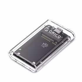 "Orico TC10-MS" MSATA USB-C 3.2 5 Gb/s disko kasetė - skaidri